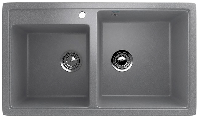Изображение товара Кухонная мойка из искусственного камня Ulgran U-200/графит U-200-342