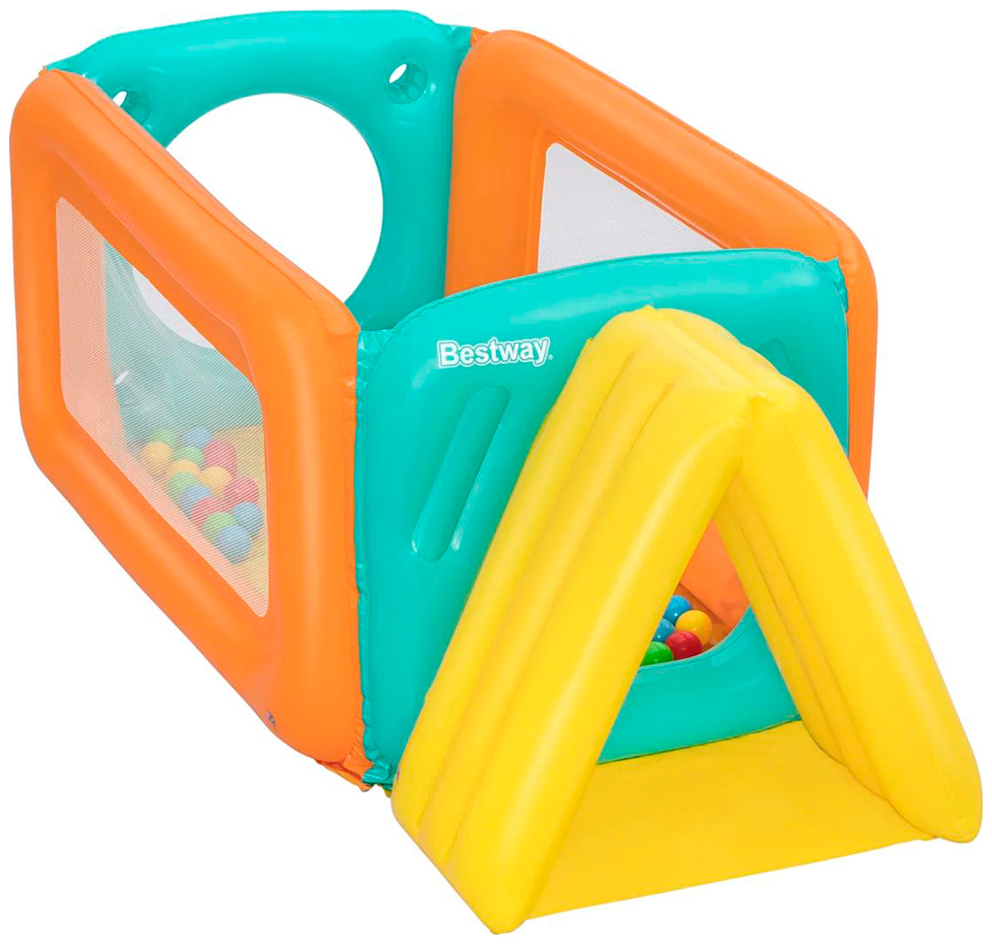 

Манеж надувной с мячами BestWay Tunneltopia 52547 178x91x70 см, Разноцветный