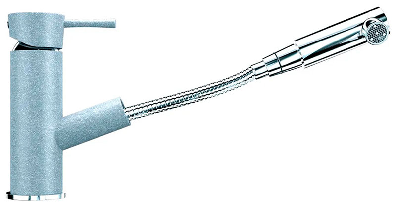 Изображение товара Кухонный смеситель ULGRAN U-009 с выдвижным изливом графит