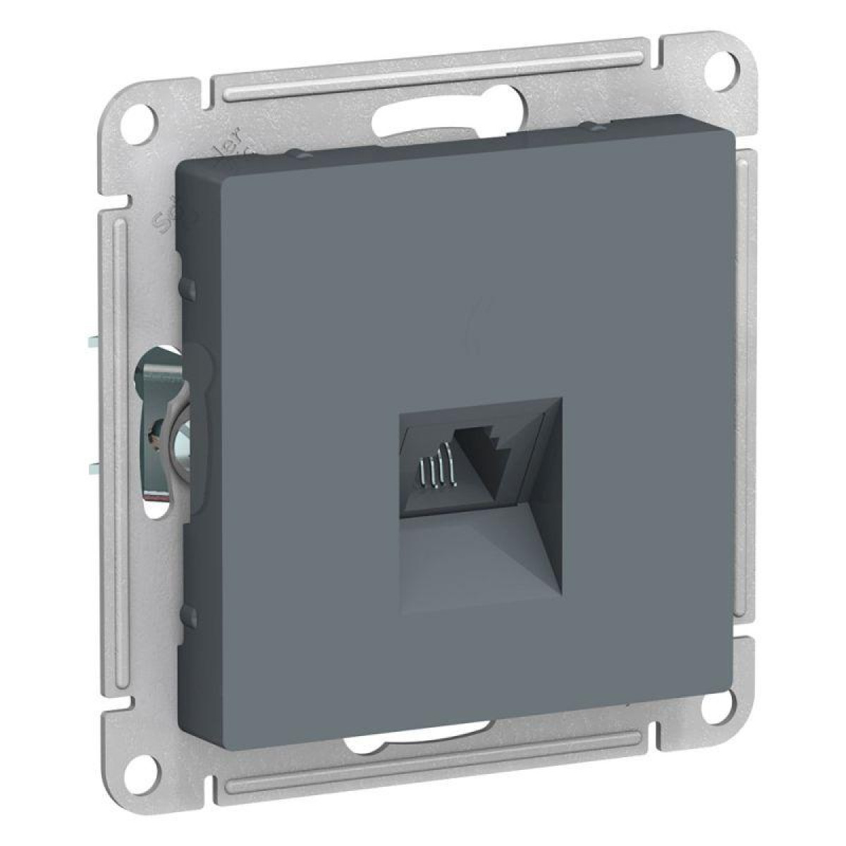 Изображение товара Розетка телефонная 1-м СП AtlasDesign RJ11 механизма грифель от Systeme Electric