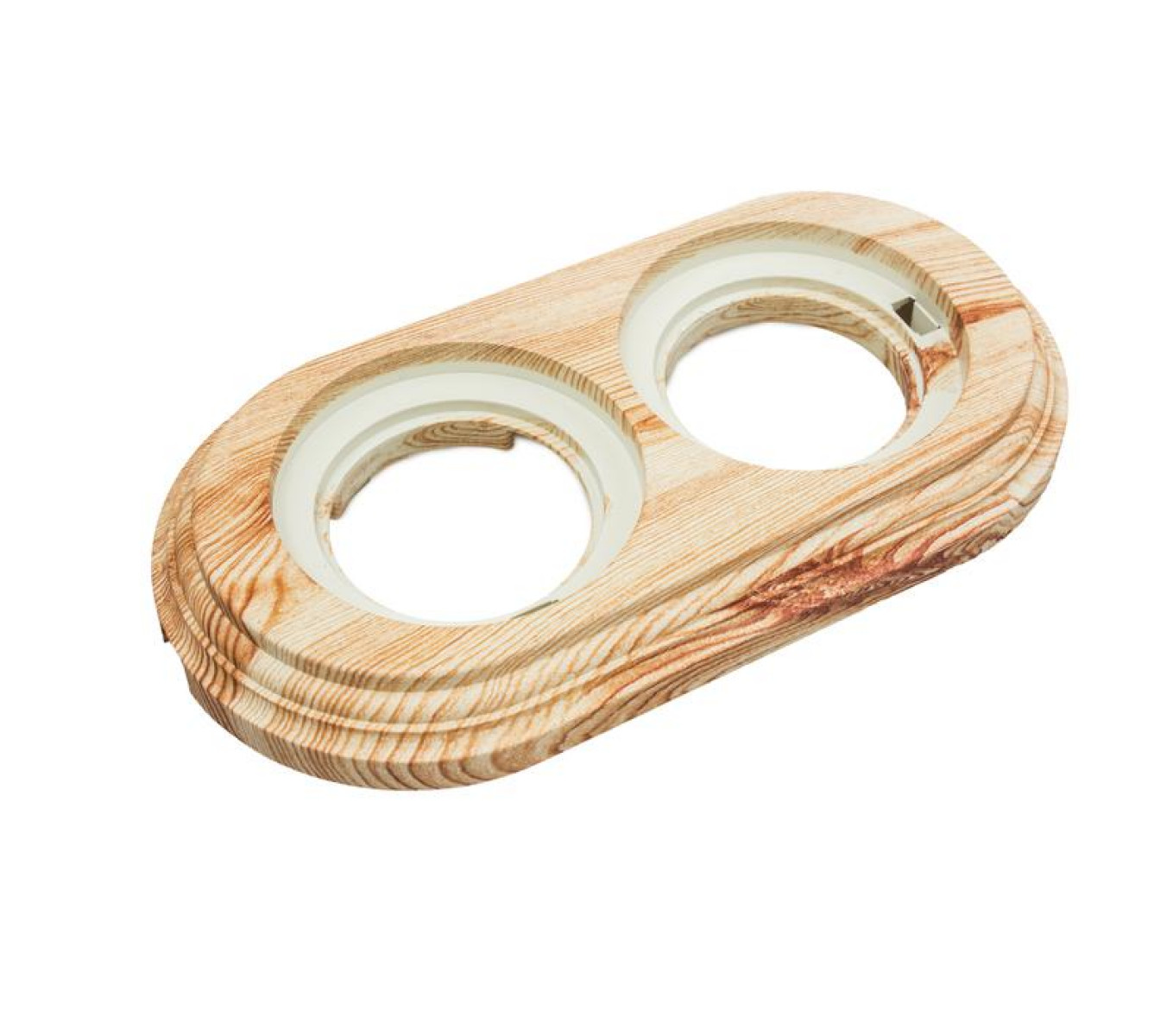 Изображение товара Рамки, декоративные элементы, основания для ЭУИ Bironi Рамка 2-м Лизетта ретро ABS-пластик карельская сосна