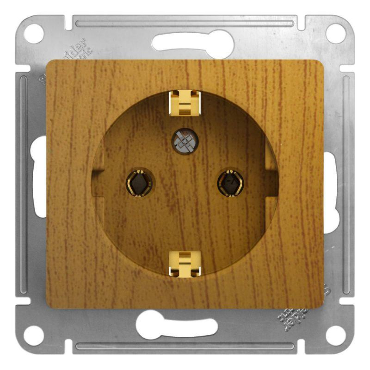 Изображение товара Розетка Systeme Electric Glossa 16А IP20 с заземлением для внутренней установки