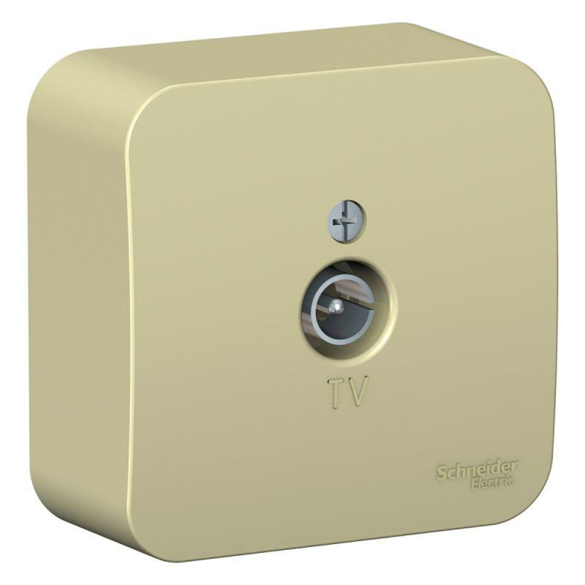 Изображение товара Розетка телевизионная Sistema Electric TV ОП Blanca бежевый, открытая установка