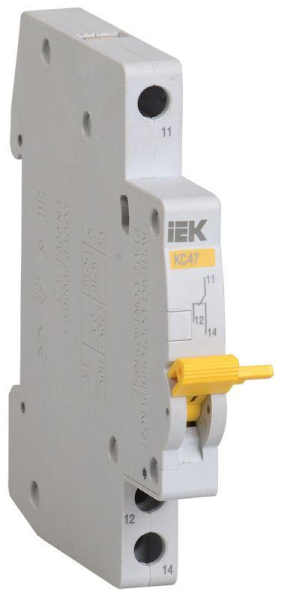 Изображение товара Контакт состояния IEK КС47/КСВ47 для DIN-рейки с индикатором состояния