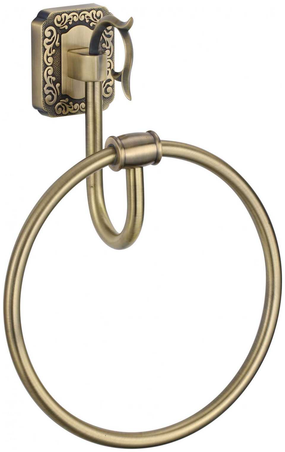 Изображение товара Держатель для полотенец кольцевой Savol 64 S-006460 бронза латунь
