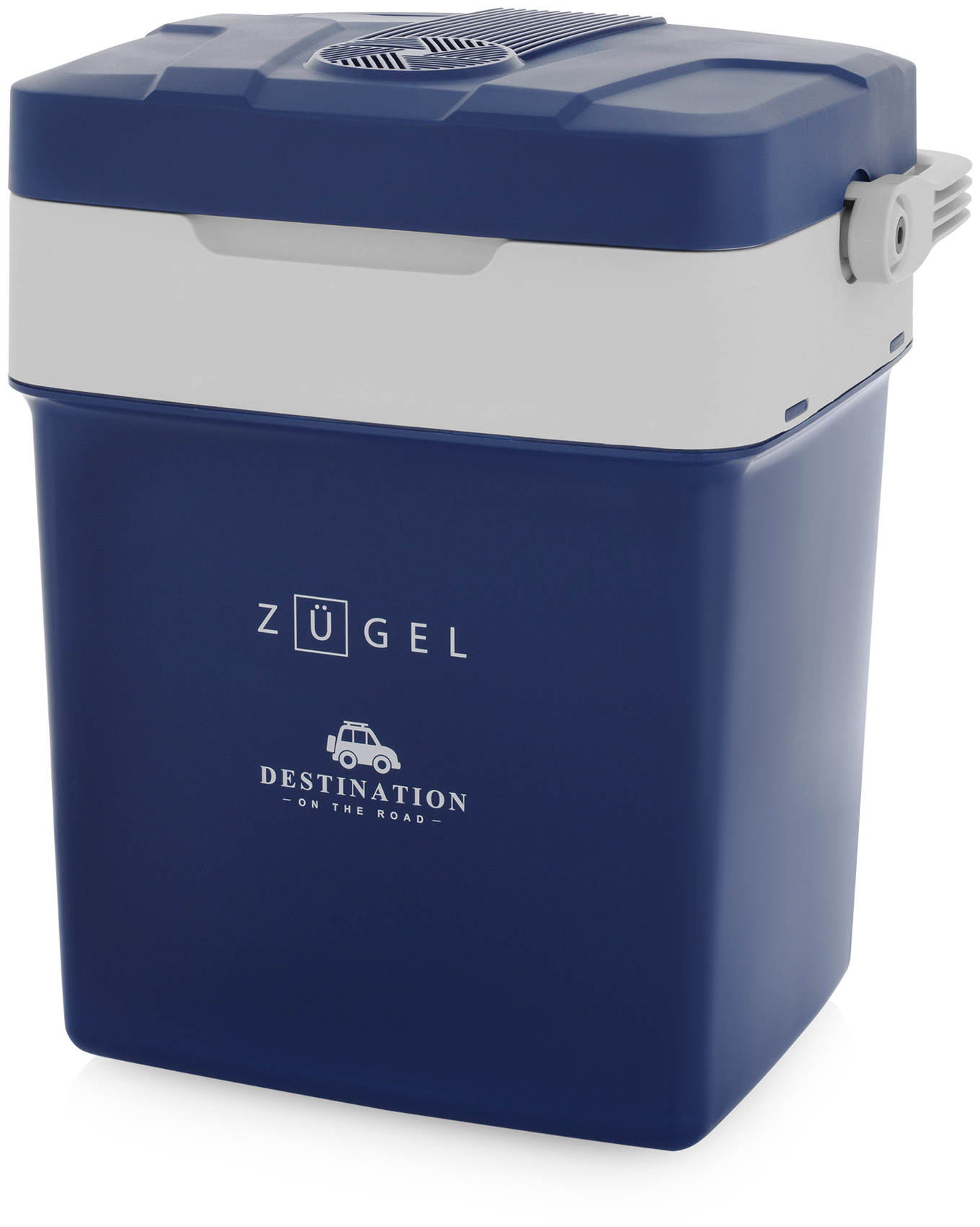 Автомобильный холодильник ZUGEL ZCR1003 синий cvc автомобильный компрессор переменного тока для opel agila 1 0 1 2 1139039 1140852 1140914 13124749 13139055 13205197 13297440