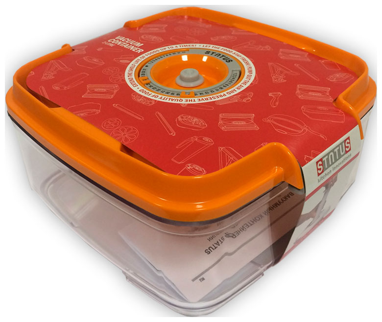 Изображение товара Контейнер для вакуумного упаковщика Status VAC-SQ-20 Orange