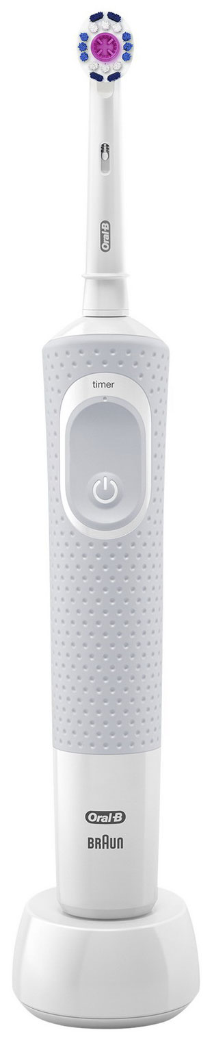 Зубная щетка Braun Oral-B Vitality D100.413.1 3DWhite (блистер) белая Зубная щетка Braun Oral-B Vitality D100.413.1 3DWhite (блистер) белая