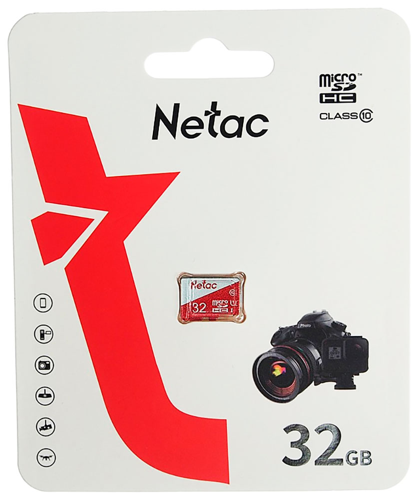 Изображение товара Карта памяти microSD Netac P500 ECO, 32 GB (NT02P500ECO-032G-S)