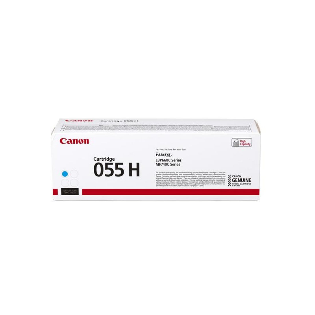 Изображение товара Картридж лазерный Canon 055HC 3019C002 голубой (5900стр.) для LBP663Cdw/LBP664Cx/MF746Cx/MF742Cdw/MF744Cdw