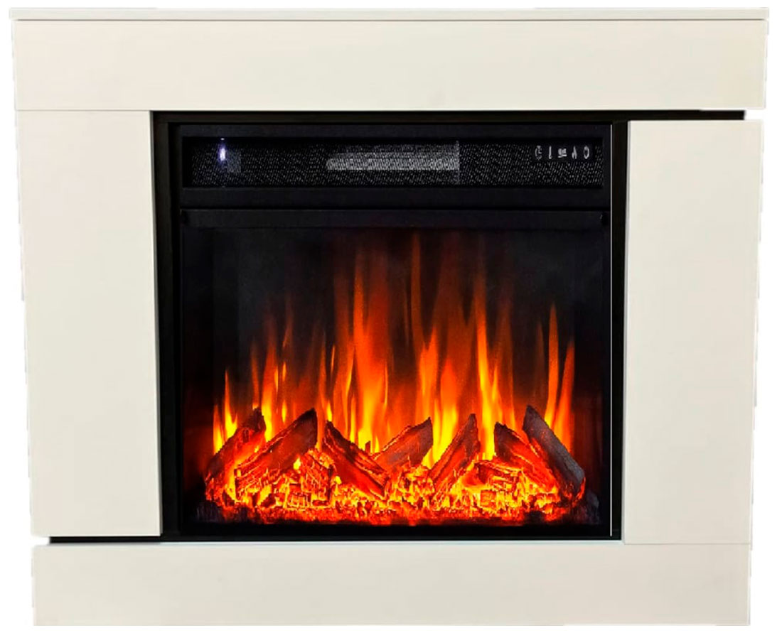 

Каминокомплект Elekam Smart с очагом Pulsar 23, белый