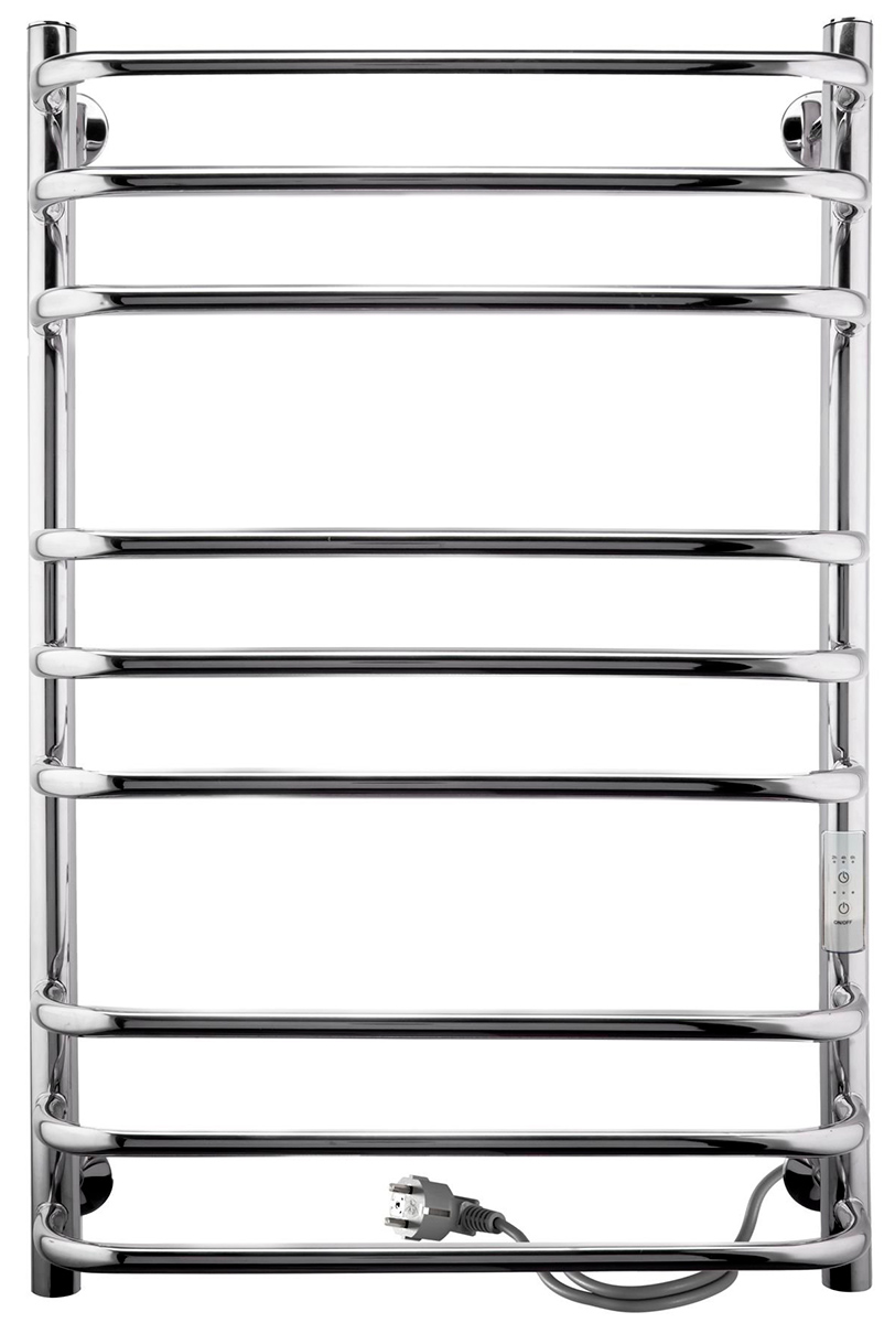 Изображение товара Электрический полотенцесушитель Indigo Brace Lux без полки, хром, 80x50 см
