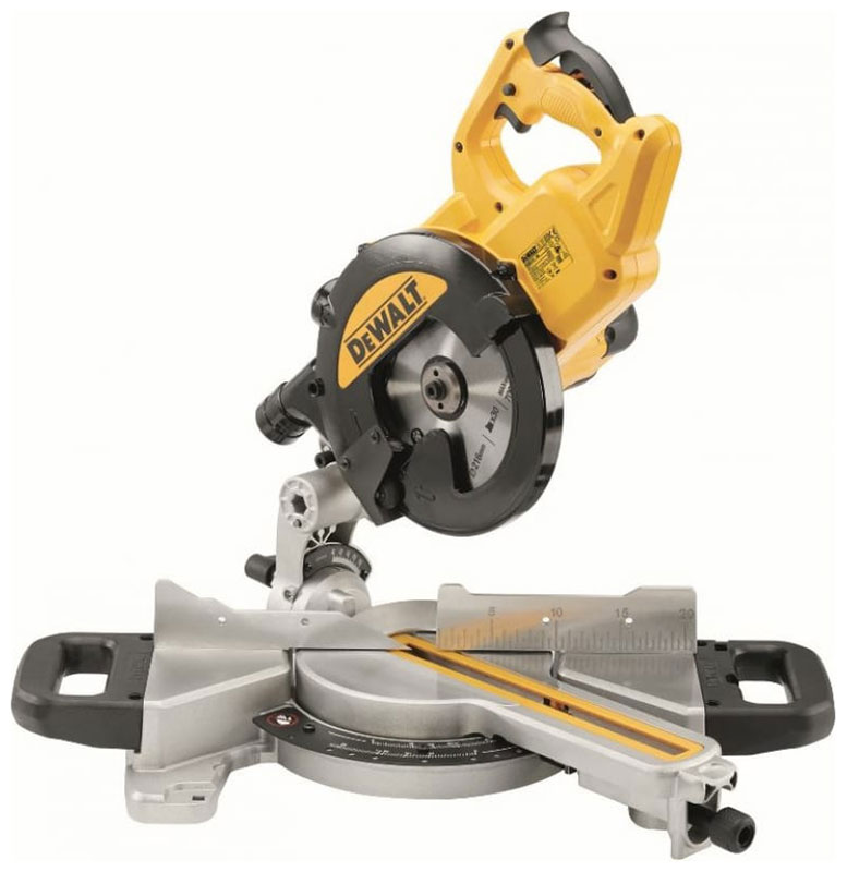 Изображение товара Духобор DeWalt DWS774 Торцовочная пила мощность 1400 Вт с подсветкой