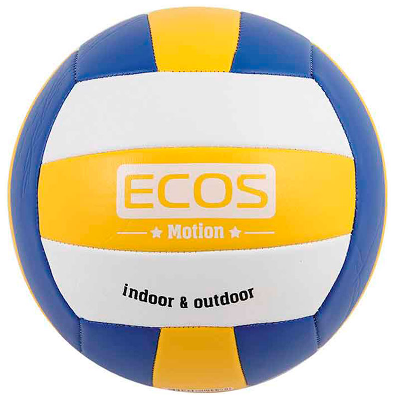 Изображение товара Волейбольный мяч Ecos MOTION VB103 трёхцветный размер 5 ПВХ