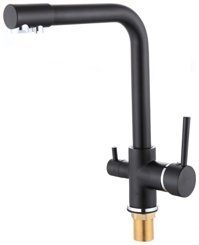 

Смеситель для кухни с подключением фильтра для воды D-Lin черный (D159315-1A)