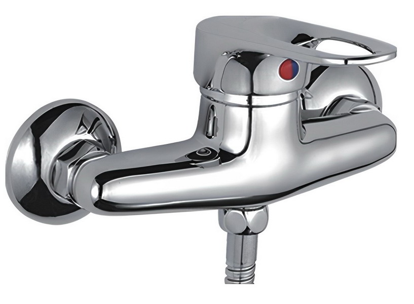 Изображение товара Смеситель для ванной D-Lin хром с душевым гарнитуром 150 мм