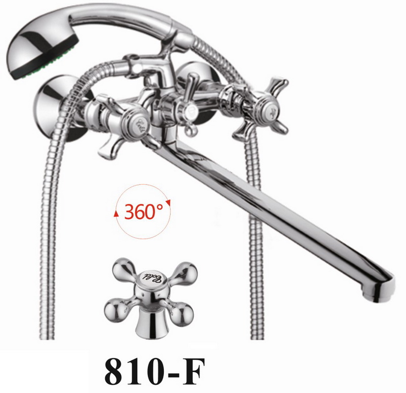 Изображение товара Смеситель для ванной комнаты D-Lin хром (D145810-F)