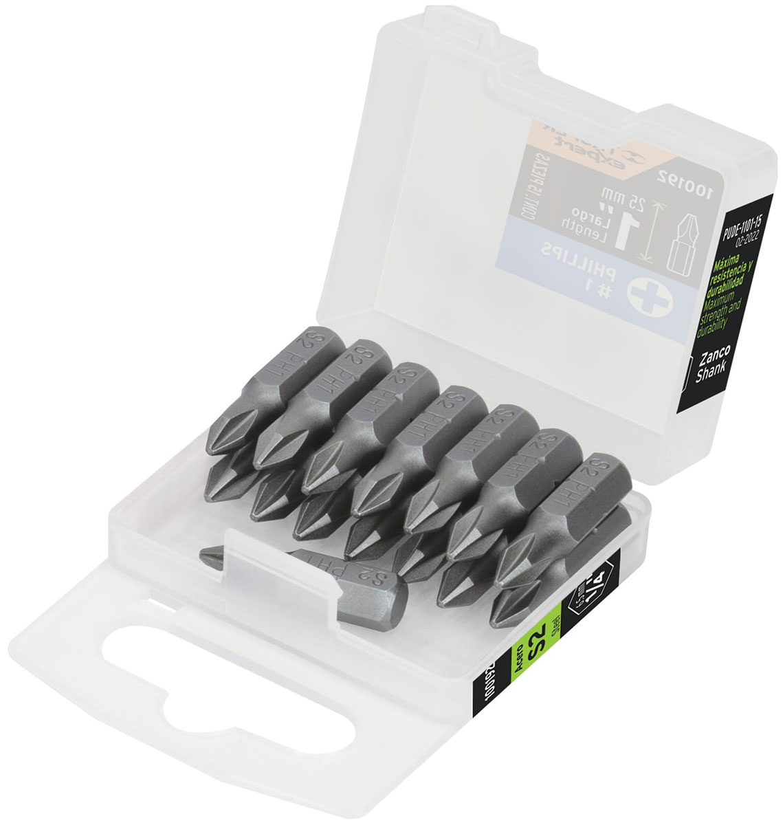 Изображение товара Набор бит Truper Phillips PH1 25 мм 15 штук