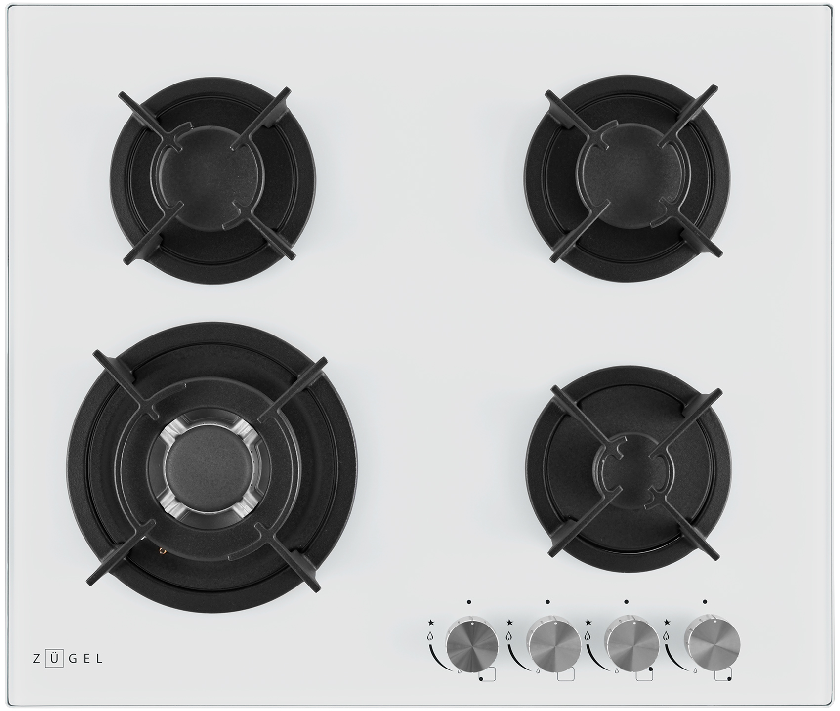 Изображение товара Газовая варочная панель Zugel ZGH603W