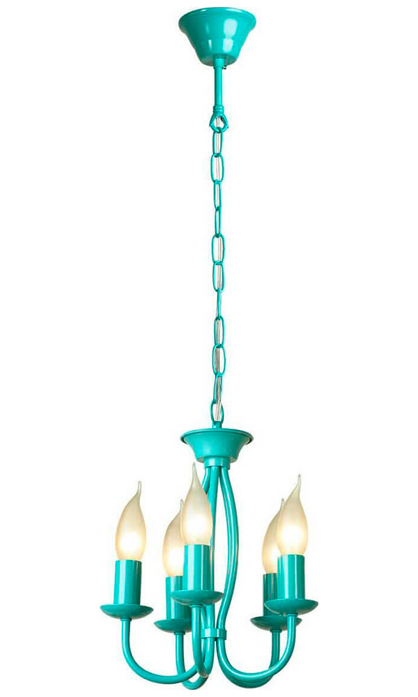 Изображение товара Люстра подвесная Lussole Anson GRLSP-9914 с 5 светодиодными лампами и пультом управления