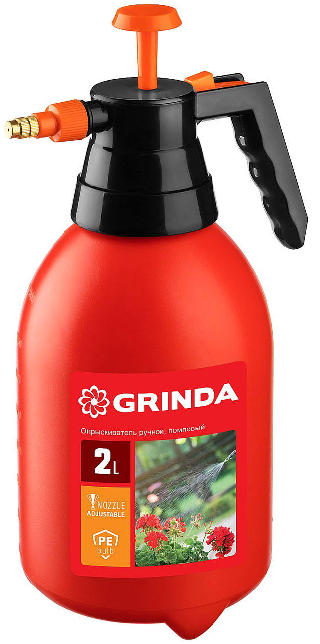 Изображение товара Опрыскиватель Grinda PS-2, 2 л, ручной колба из полиэтилена, помповый (425053) Изображение товара Опрыскиватель Grinda PS-2, 2 л, ручной колба из полиэтилена, помповый (425053)