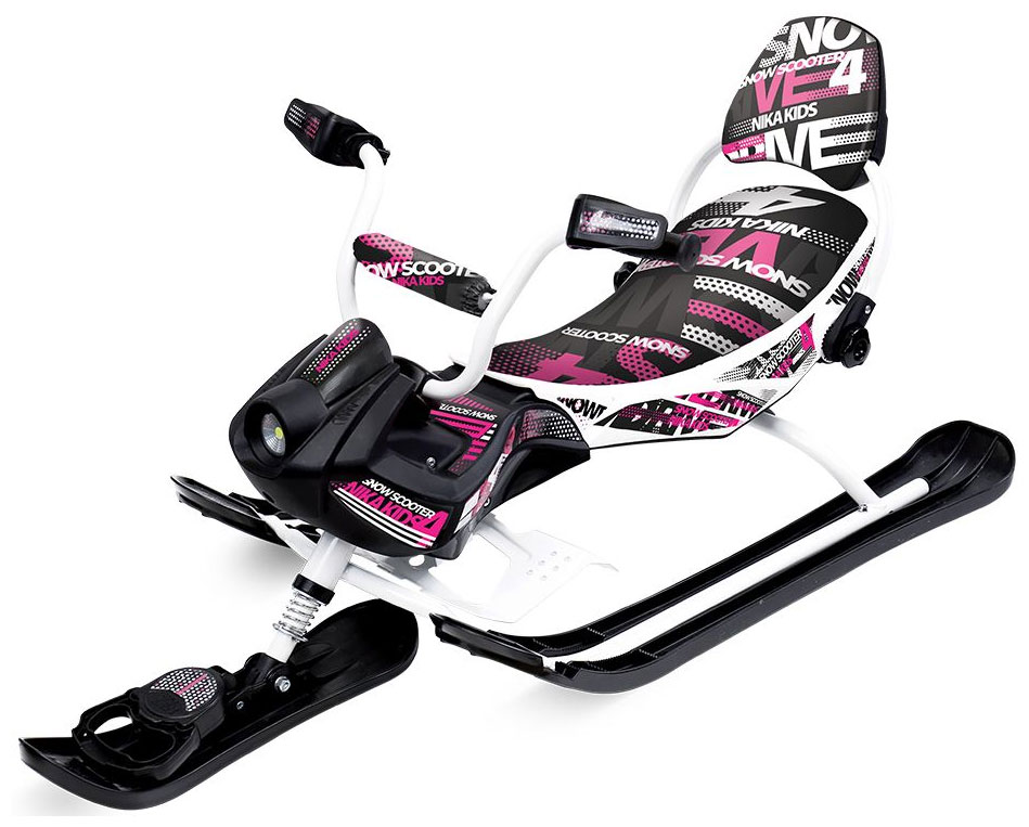 

Снегокат Ника SND4P белый, Черный/белый