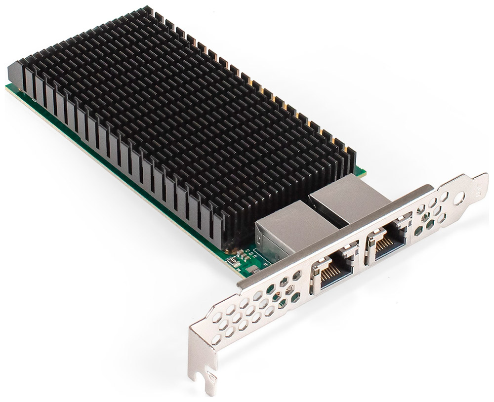 Изображение товара Сетевой адаптер ExeGate EXE-X540-T2 2 порта PCIe Ethernet 10Gbps