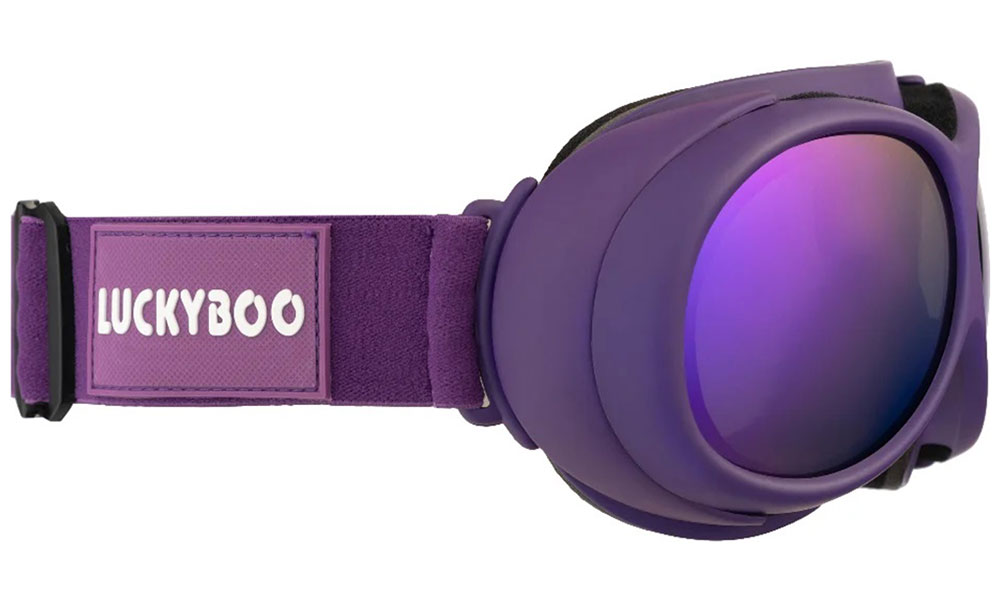 Изображение товара Детская горнолыжная маска LuckyBoo L3 фиолетовая универсальная