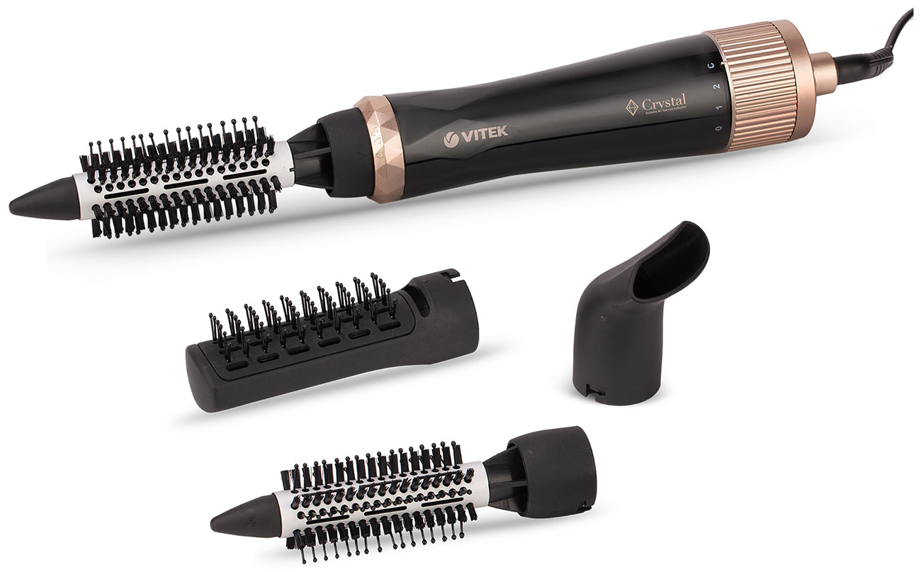 Изображение товара Фен-щетка Vitek VT-8243, черный