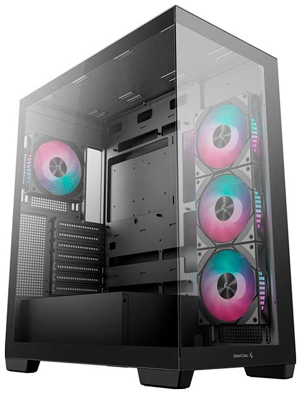 Изображение товара Компьютерный корпус Deepcool CG580 4F Midi-Tower стекло черный с ARGB вентилятором