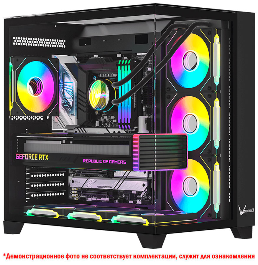 Изображение товара Компьютерный корпус Formula CRYSTAL Z9 Black