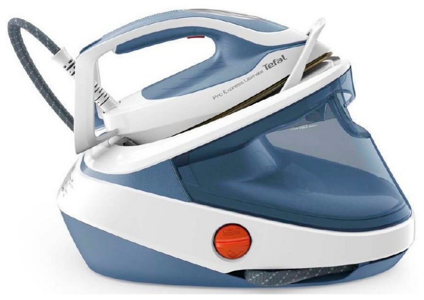 Парогенератор Tefal Pro Express Ultimate II GV9710E0, голубой/белый Парогенератор Tefal Pro Express Ultimate II GV9710E0, голубой/белый