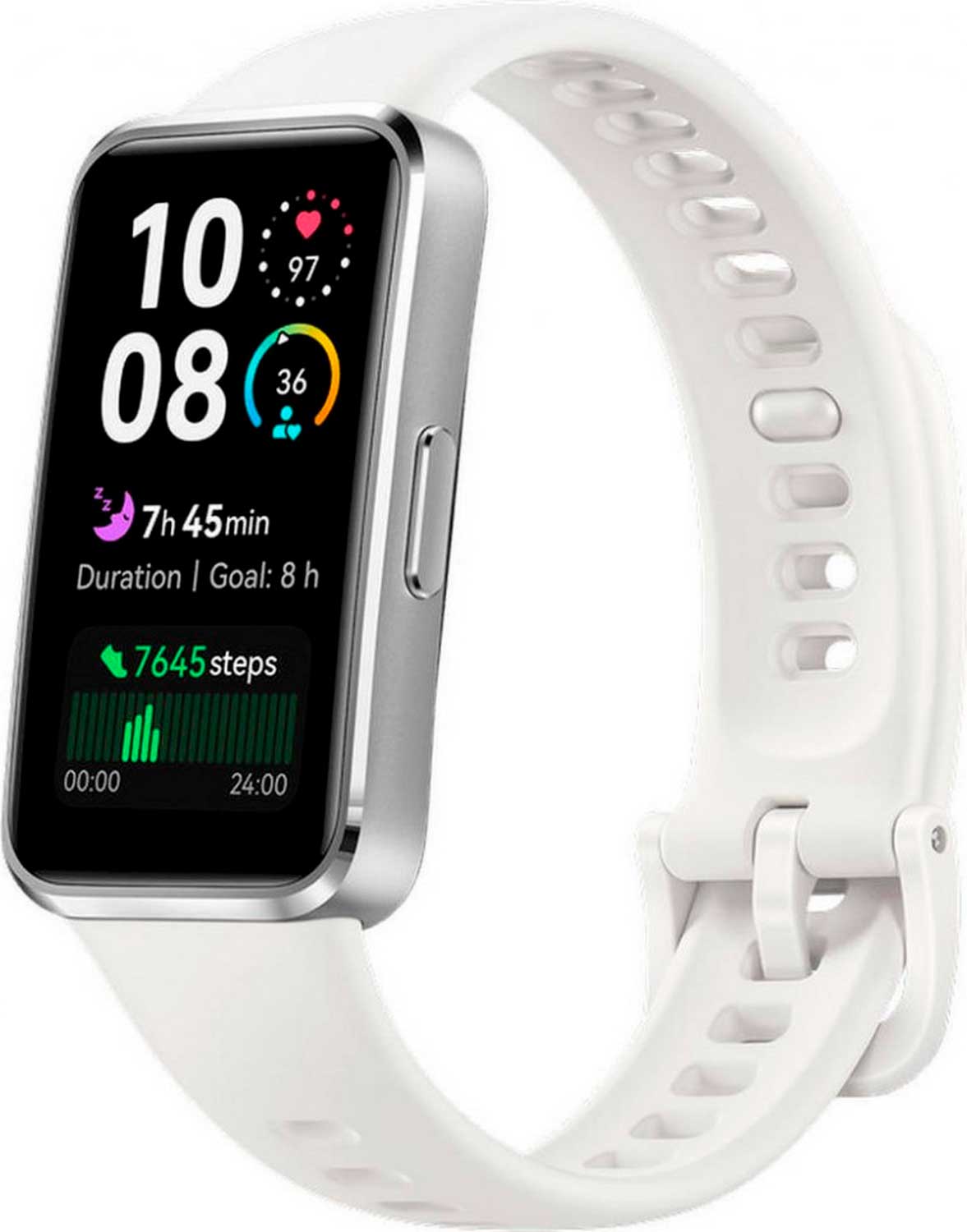 Изображение товара Фитнес-браслет Huawei Band 10 White с AMOLED дисплеем и функциями здоровья