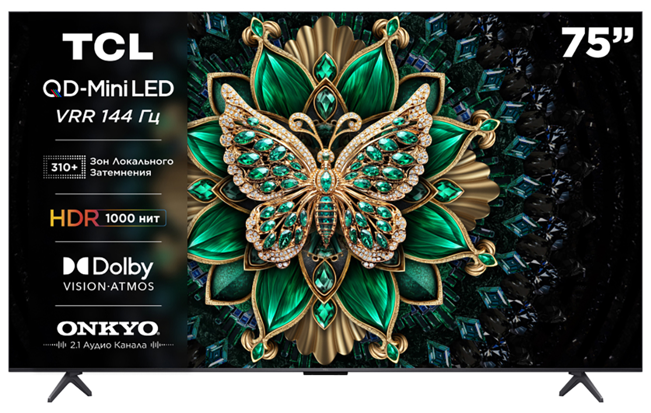 Телевизор TCL 75C6K