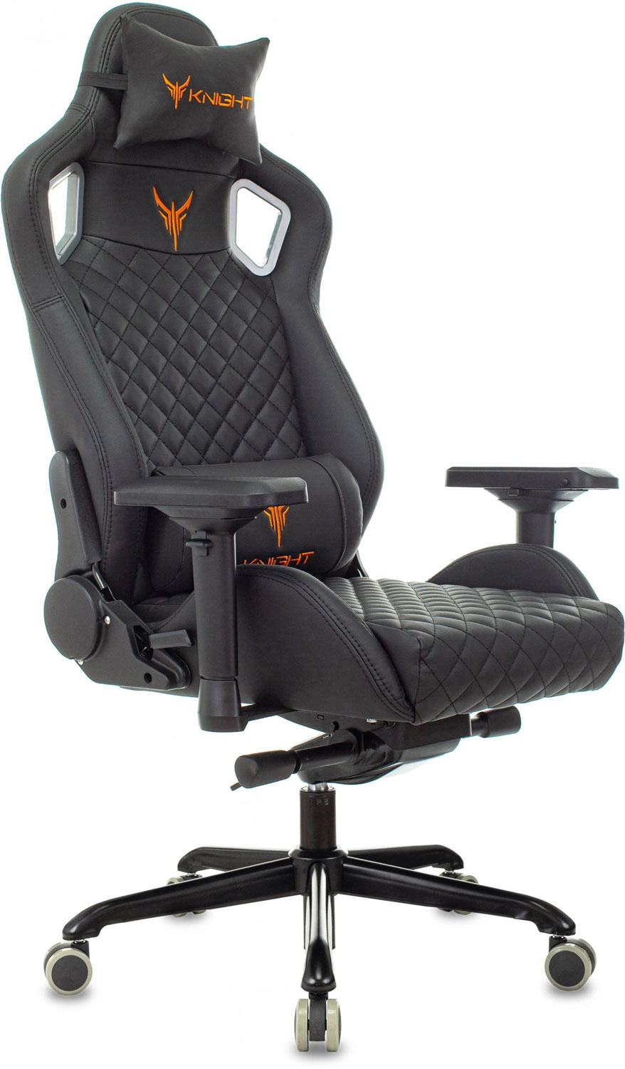 Изображение товара Игровое кресло Knight TITAN черное экокожа регулируемое с подголовником