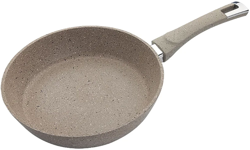 Изображение товара Сковорода Marusya 20 см, литая, антипригарная, без крышки, серая (9120)