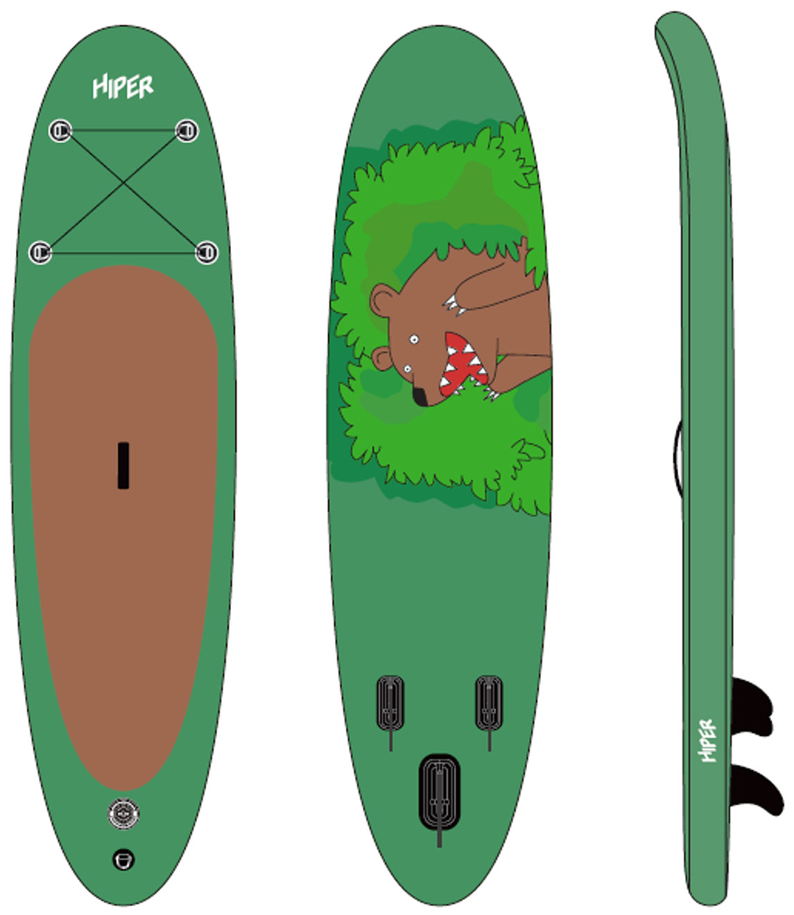 Изображение товара Надувная SUP-доска HIPER SUPB-0147 320 см 82 см 15 см универсальная