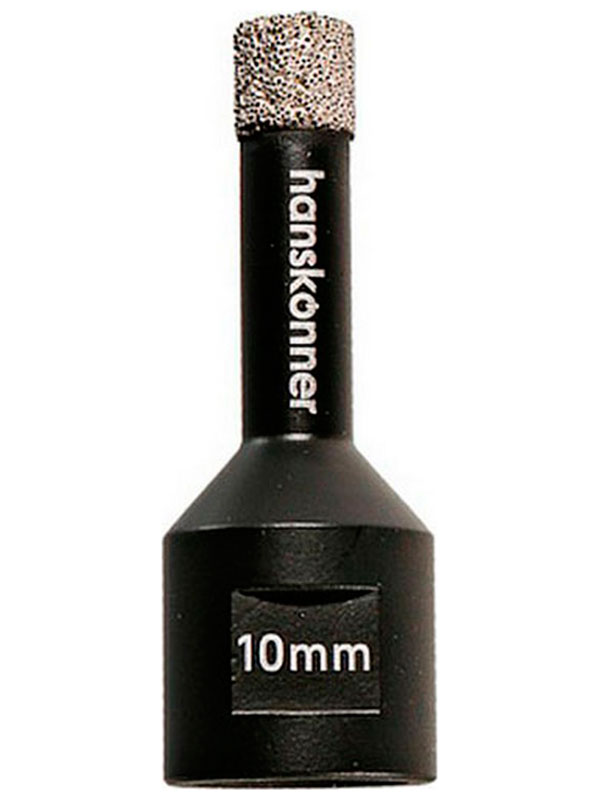 Изображение товара Коронка алмазная для УШМ Hanskonner TilePro 10 мм вакуумное спекание