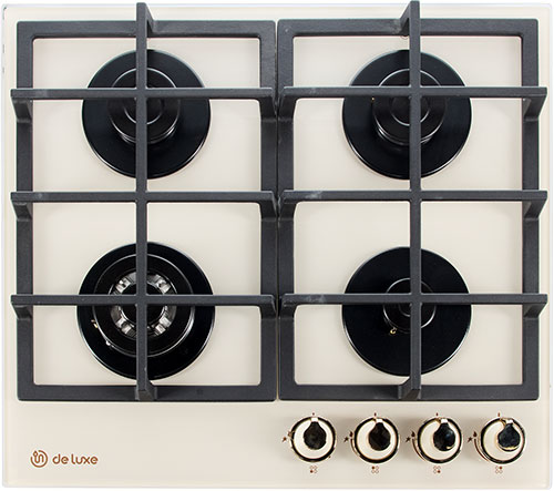 

Газовая варочная панель De luxe GG4 750229F-TC-152, Бежевый