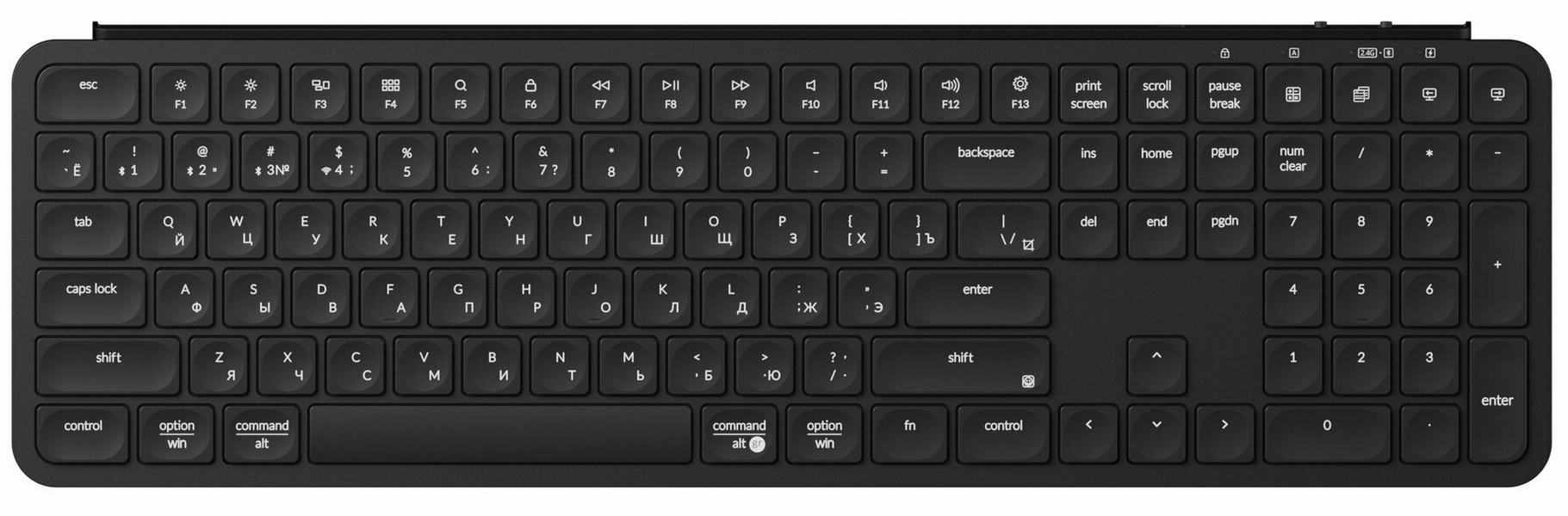 Изображение товара Беспроводная ультратонкая клавиатура Keychron B6 Pro 109 клавиш для Mac и Windows