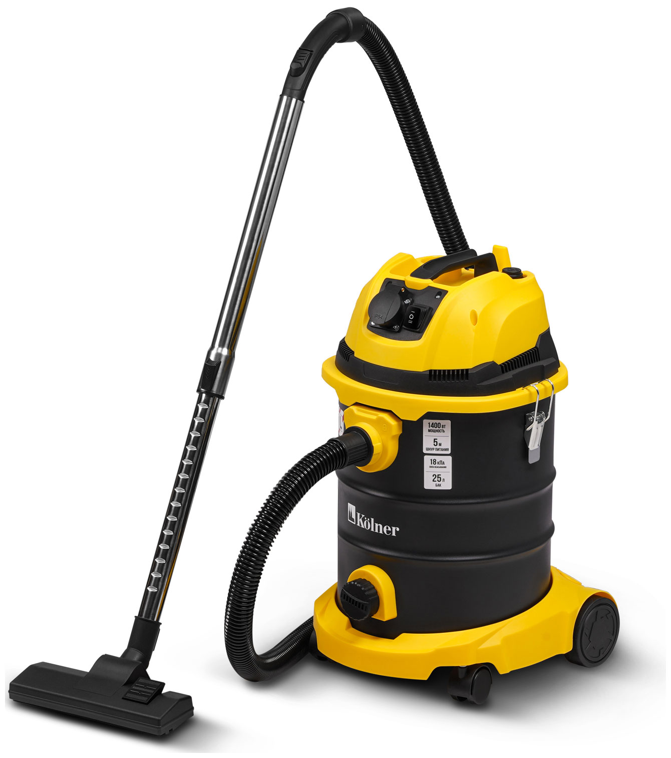 

Строительный пылесос Kolner KVC 25L-FS