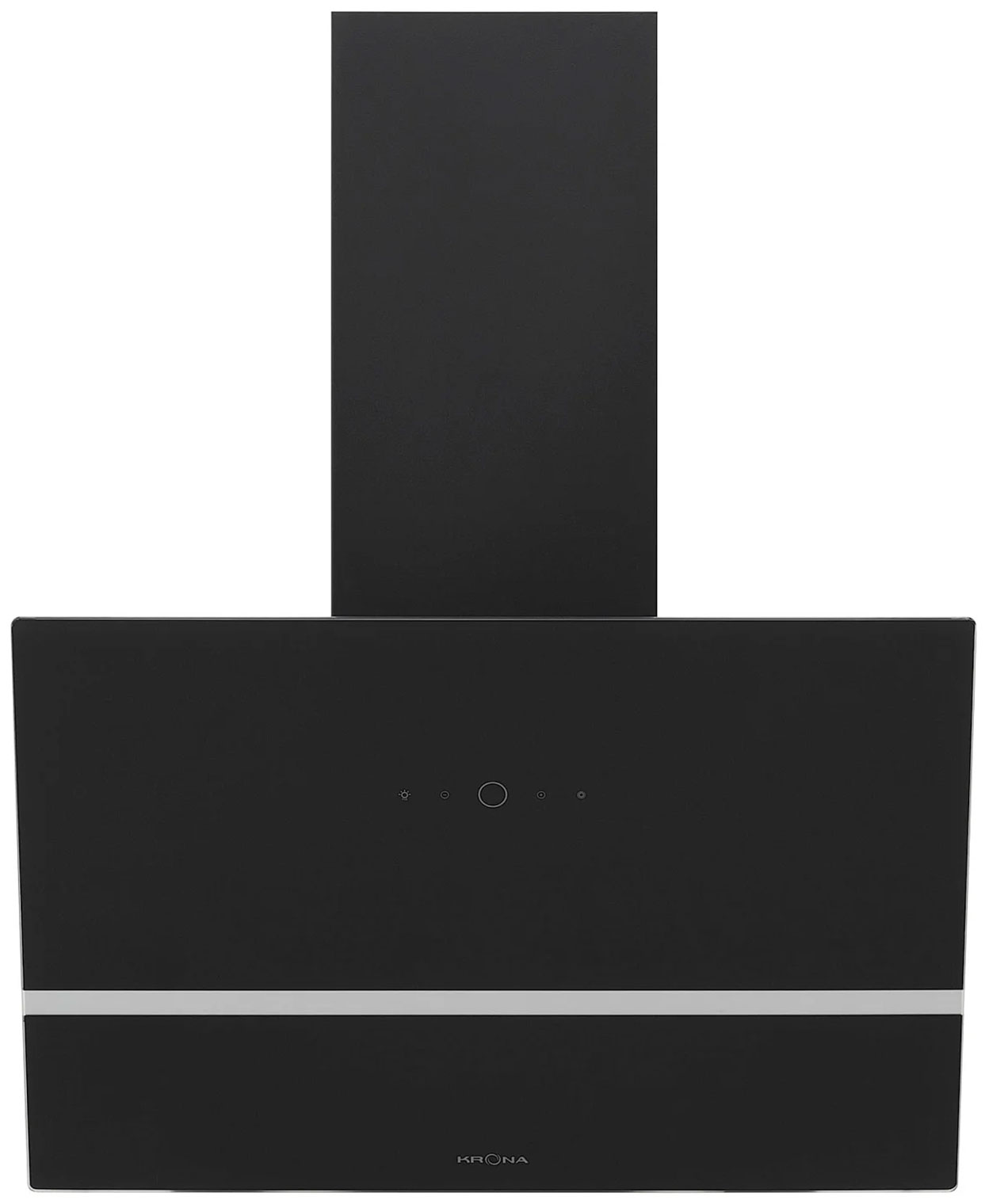 Изображение товара Кронка BRUNA 600 BLACK S вытяжка кухонная наклонная сенсорная освещение