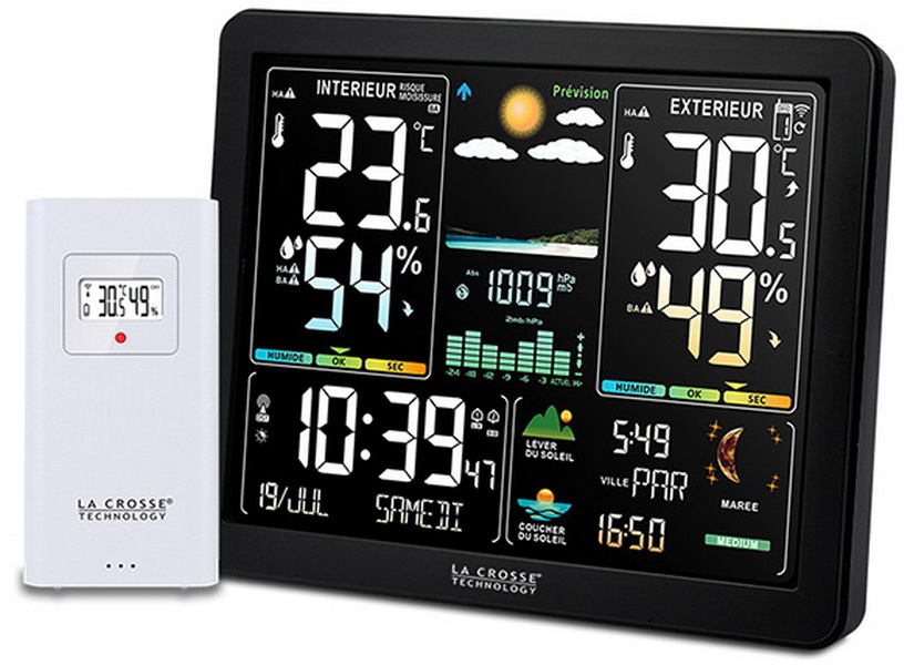 Изображение товара Метеостанция La Crosse WS6236 с цветным экраном черная