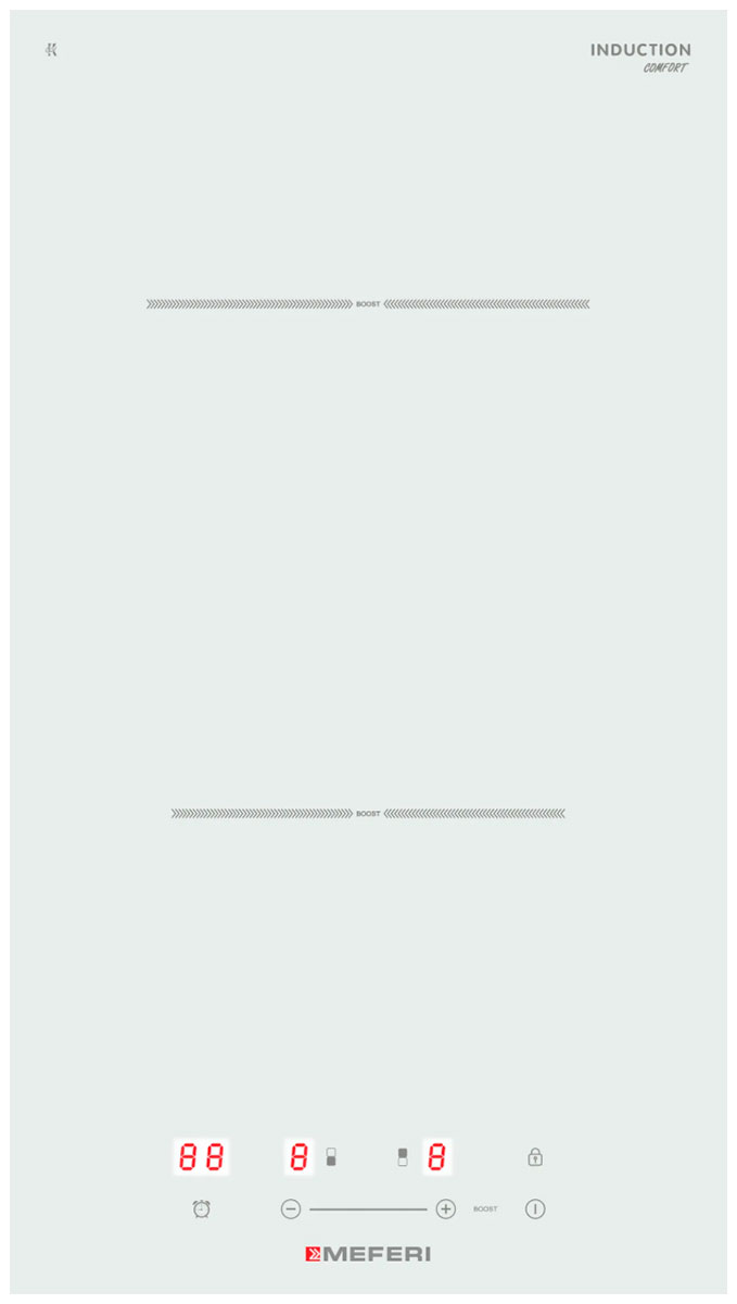 

Электрическая варочная панель Meferi MIH302WH COMFORT, Белый