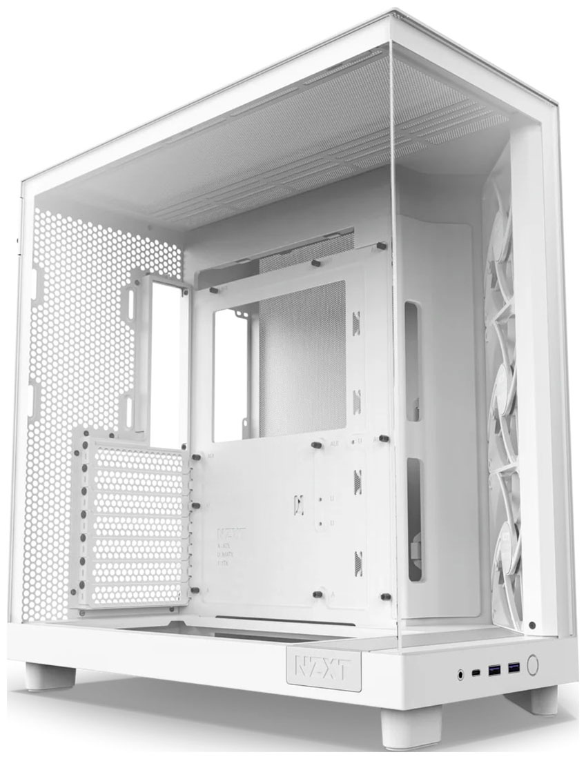 Изображение товара Компьютерный корпус NZXT H6 Flow White (CC-H61FW-01)
