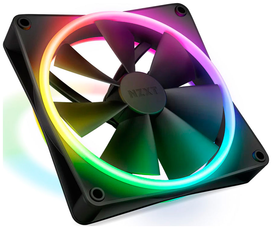 Изображение товара Вентилятор для корпуса NZXT F140 RGB Duo 140mm Black (RF-D14SF-B1)