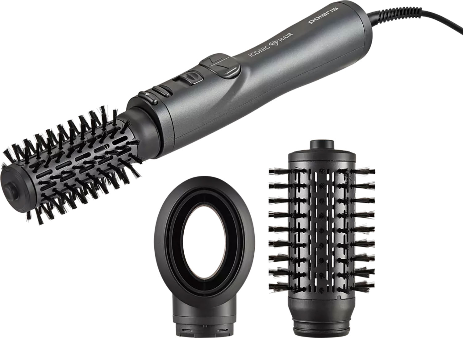 Изображение товара Фен-расческа для моделирования Polaris PHSB 1122Ri, графитовый