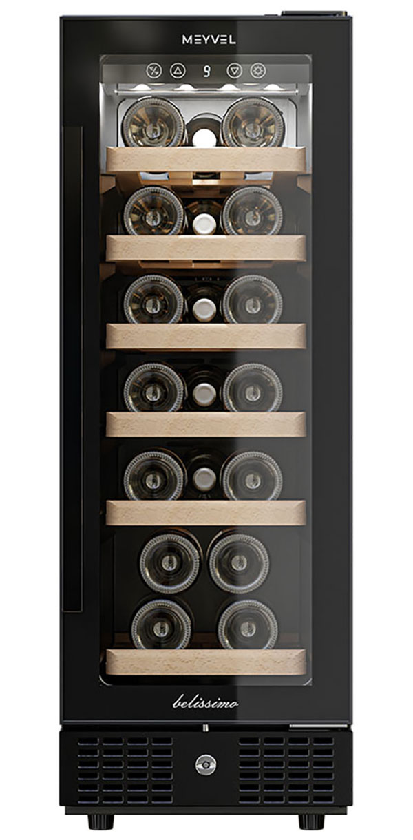 Изображение товара Винный шкаф Meyvel MV19BIG-KBT1 с компрессорным охлаждением и функцией встраивания