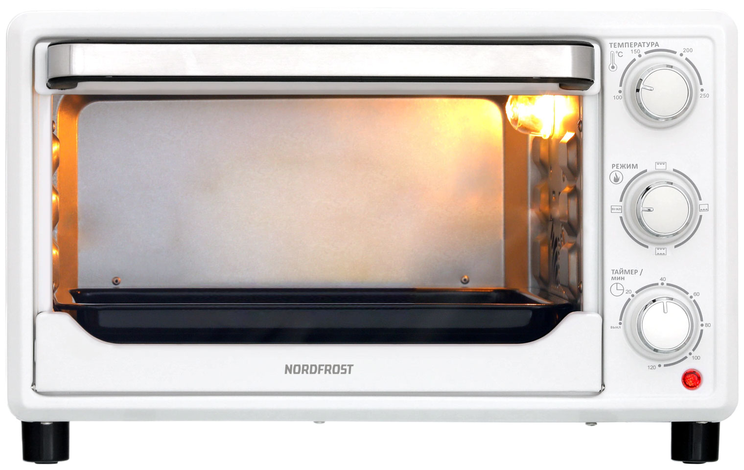 Изображение товара Электропечь NordFrost R 300 W 30л 1500Вт Гриль белая