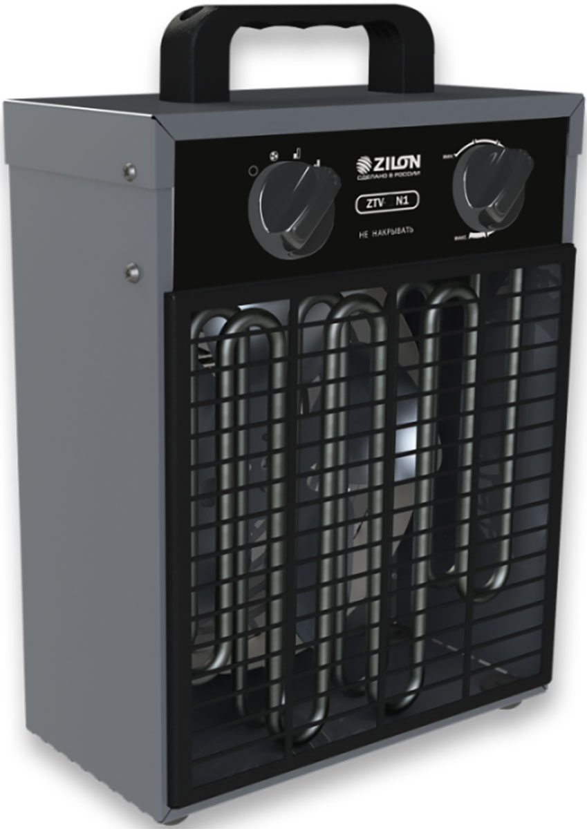 Изображение товара Электрическая тепловая пушка Zilon ZTV-3 N1 3000 Вт для отопления помещений